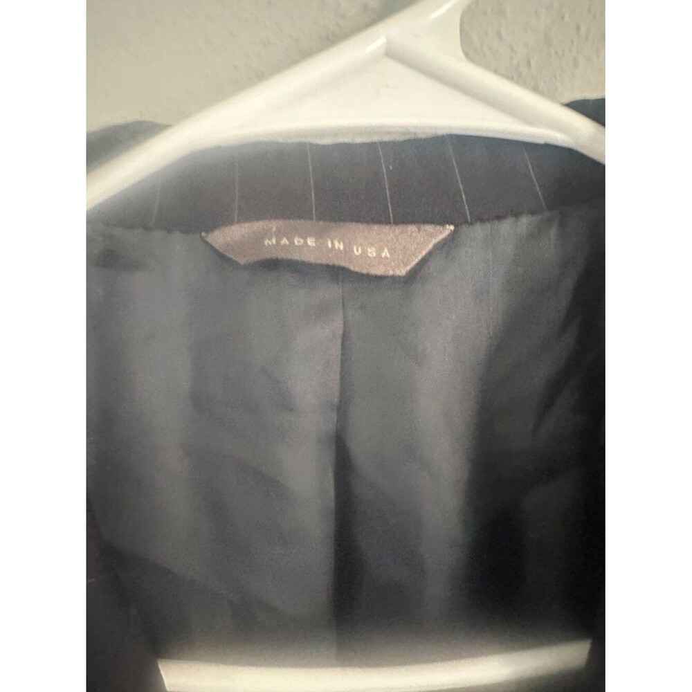 Brooks Brothers Black Pinstripe Wool Blazer 42R Made in USA Classic Tailored - Picture 3 of 9